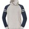 JZ97CR0 JERZEES Nublend® Varsity Colour-Block Hooded Sweatshirt