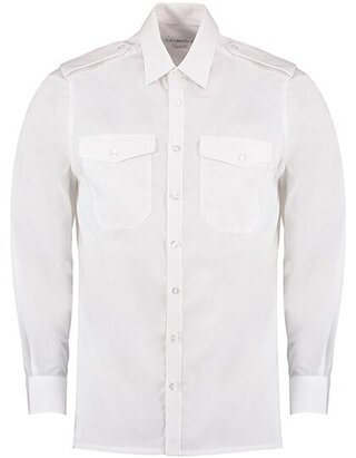 Men`s Tailored Fit Pilot Shirt Long Sleeve