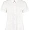 Women`s Tailored Fit Workwear Oxford Shirt Short Sleeve