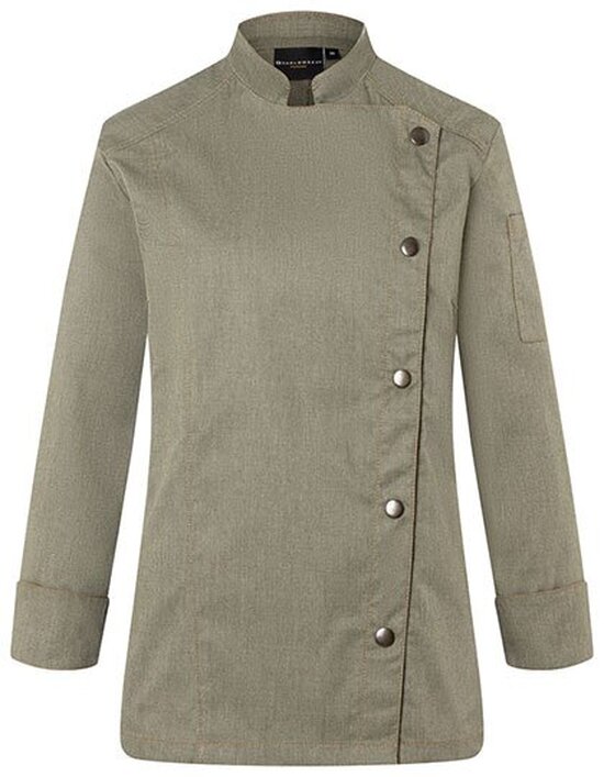 KY053 Damen Kochjacke Jeans-Style