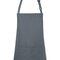 Kurze Latzschürze Basic mit Schnalle und Tasche