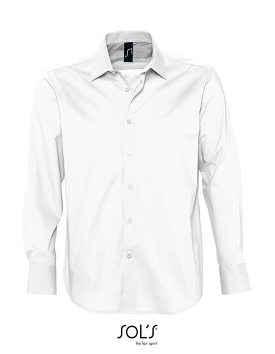 Men`s Stretch-Shirt Brighton Longsleeve