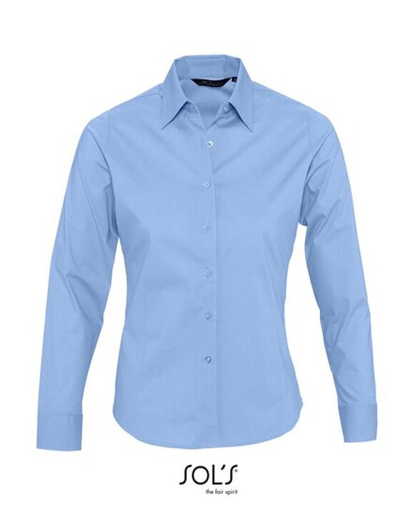 Ladies` Long Sleeved Stretch Shirt Eden