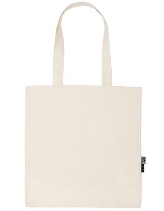 NET90014 Tiger Cotton Shopping Bag With Long Handles