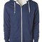 Unisex Sherpa Lined Zip Hooded Jacket