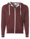 Unisex Midweight French Terry Zip Hood