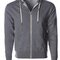 Unisex Midweight French Terry Zip Hood