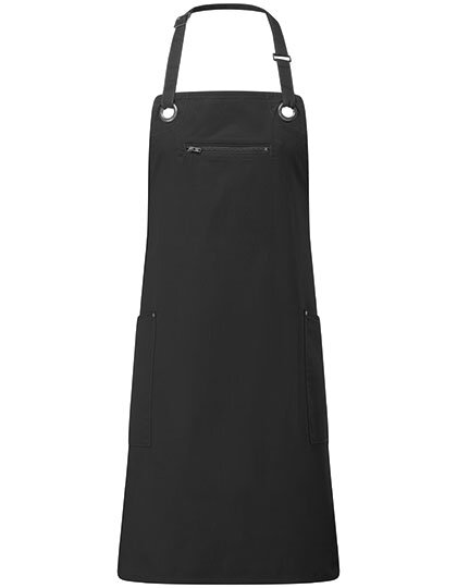 PW121 'Barley' Contrast Stitch Sustainable Bib Apron