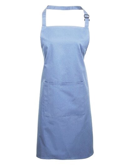 Colours Collection Bib Apron with Pocket