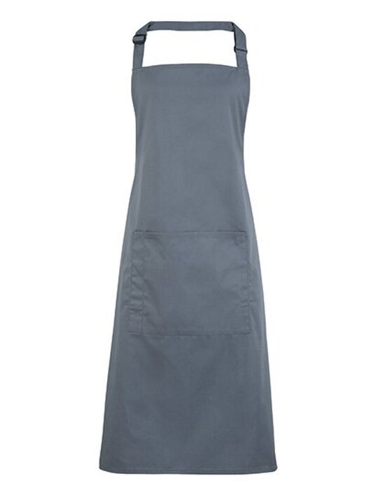 Colours Collection Bib Apron with Pocket