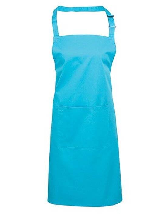 Colours Collection Bib Apron with Pocket