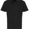 Mens Stretch Fit Poplin Short Sleeve Cotton Shirt