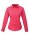 Ladies` Poplin Long Sleeve Blouse
