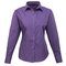 Ladies` Poplin Long Sleeve Blouse