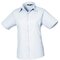Ladies` Poplin Short Sleeve Blouse