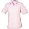Ladies` Poplin Short Sleeve Blouse