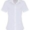 Ladies Stretch Fit Poplin Short Sleeve Cotton Shirt