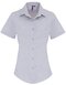 Ladies Stretch Fit Poplin Short Sleeve Cotton Shirt