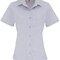 Ladies Stretch Fit Poplin Short Sleeve Cotton Shirt