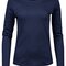 Womens Long Sleeve Interlock Tee