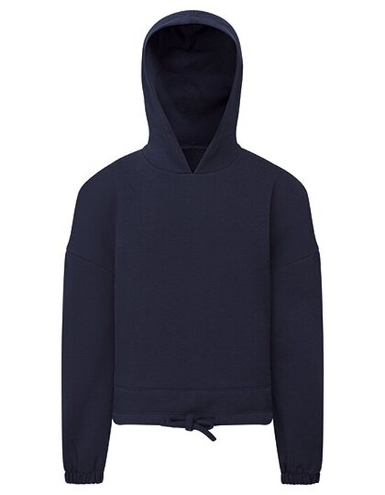 Kids Recycled Cropped Oversize Hoodie