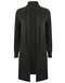 Ladies` Longline Open Cardigan