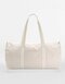 WM258 Westford Mill Striped Organic Cotton Barrel Bag