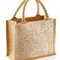 Shimmer Jute Mini Gift Bag