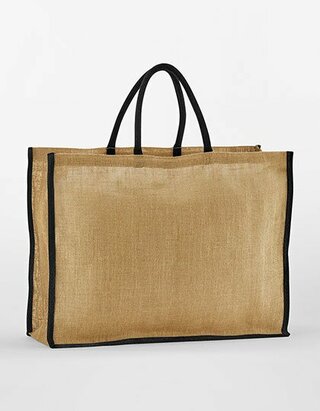 WM475 Westford Mill Natural Starched Jute Market Shopper