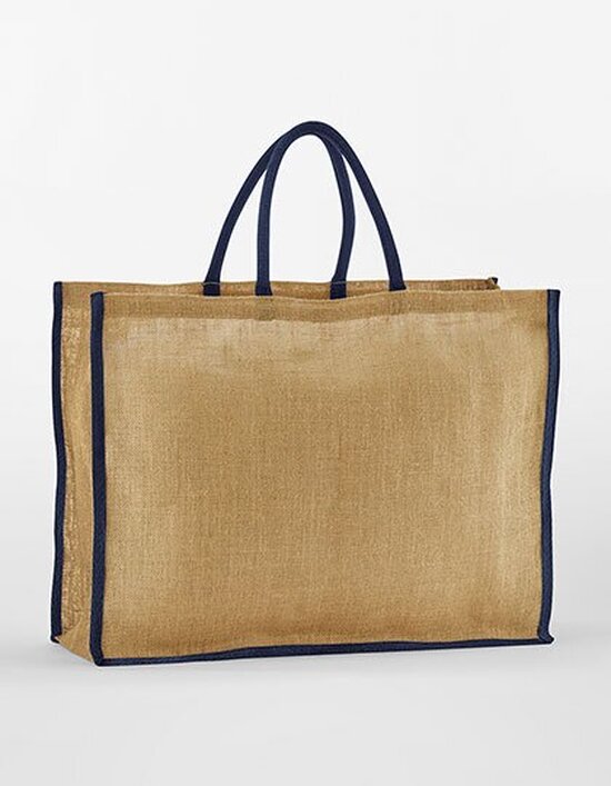 WM475 Westford Mill Natural Starched Jute Market Shopper