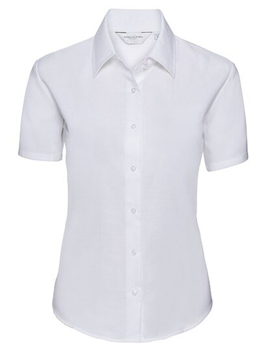 Ladies` Short Sleeve Classic Oxford Shirt