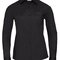 Ladies` Long Sleeve Classic Polycotton Poplin Shirt