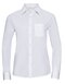 Ladies` Long Sleeve Classic Polycotton Poplin Shirt