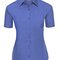 Ladies` Short Sleeve Classic Polycotton Poplin Shirt