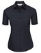 Ladies` Short Sleeve Classic Polycotton Poplin Shirt