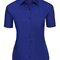 Ladies` Short Sleeve Classic Polycotton Poplin Shirt