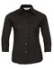 Ladies` 3/4 Sleeve Fitted Stretch Shirt