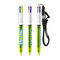 BIC® 4 Colours Fluo mit Lanyard-Kugelschreiber